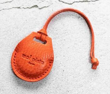 エアタグ用 ケース カバー（フルカバーモデル） レザー 本革 apple airtag 【レッド シュリンク】