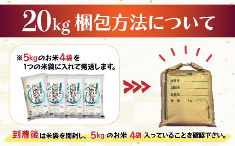 令和5年産 2年連続特A評価!千葉県産コシヒカリ20kg無洗米（5kg×4袋） E005