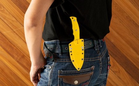 H44-11 サビナイフ8 MAKIRI SPORTS（マキリスポーツ）直刃（イエロー）