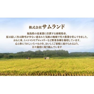 ふるさと納税 南相馬市 先行予約 定期便 令和8年産  にじのきらめき 白米 5kg×9回 サムランド cu007-ae |  | 01