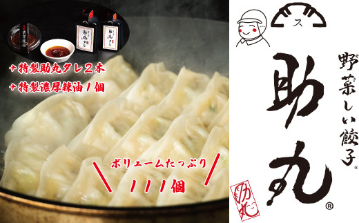 
                  〈大容量111個〉【冷凍生餃子+特製タレ+辣油セット】丹波産野菜たっぷり！野菜しい餃子 助丸農家が作る ぎょうざ 野菜餃子 ギョーザ 兵庫県丹波市
                