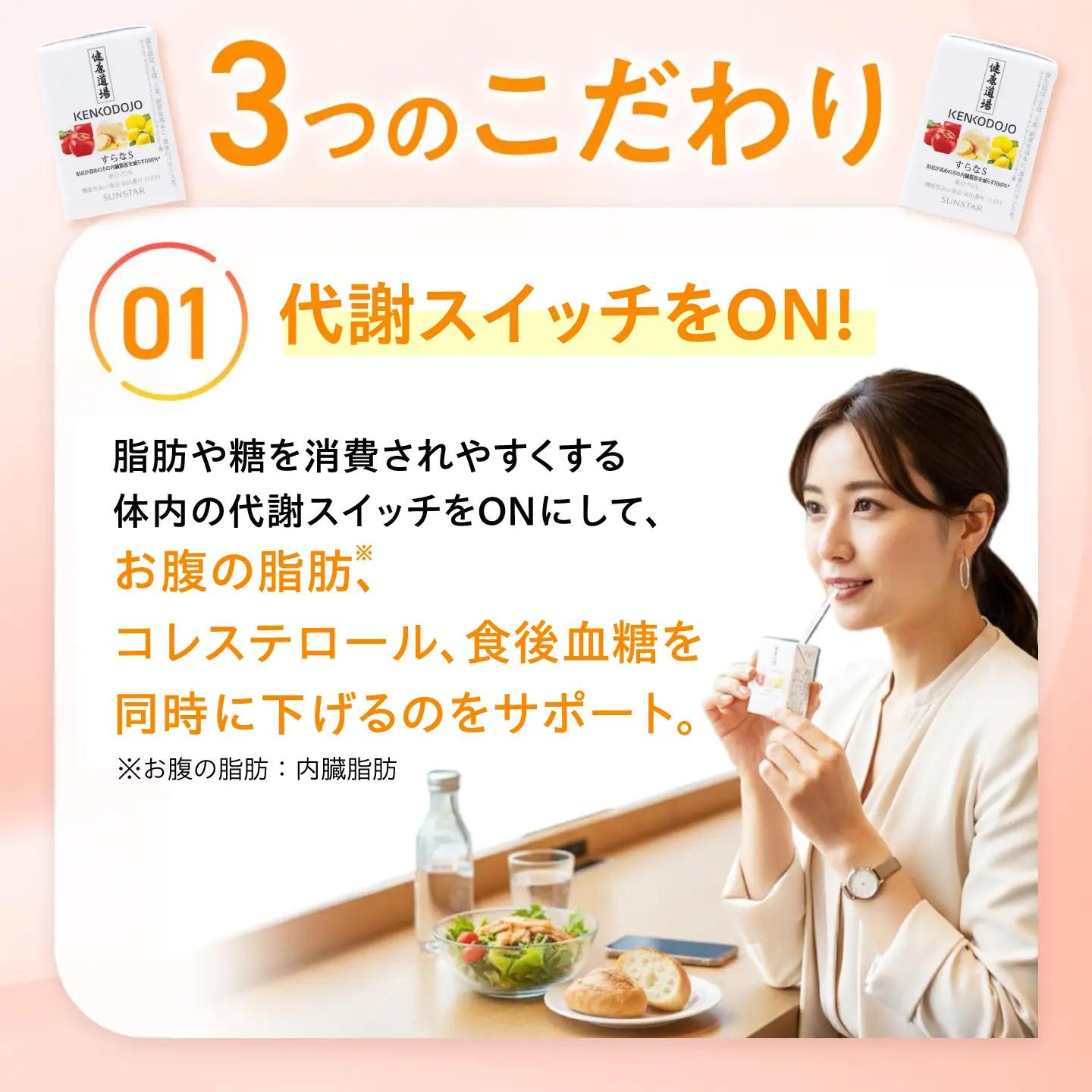 サンスター すらなS 30本セット 機能性表示食品 100ml×30本 大阪府高槻市 AOAD056