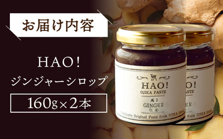 HAO！ジンジャーシロップ 160g×2  [DAA015]