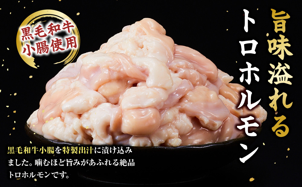 黒毛和牛トロホルモン（小腸）　特製だし0.3kg ( 300g × 1パック )【2026年5月発送】