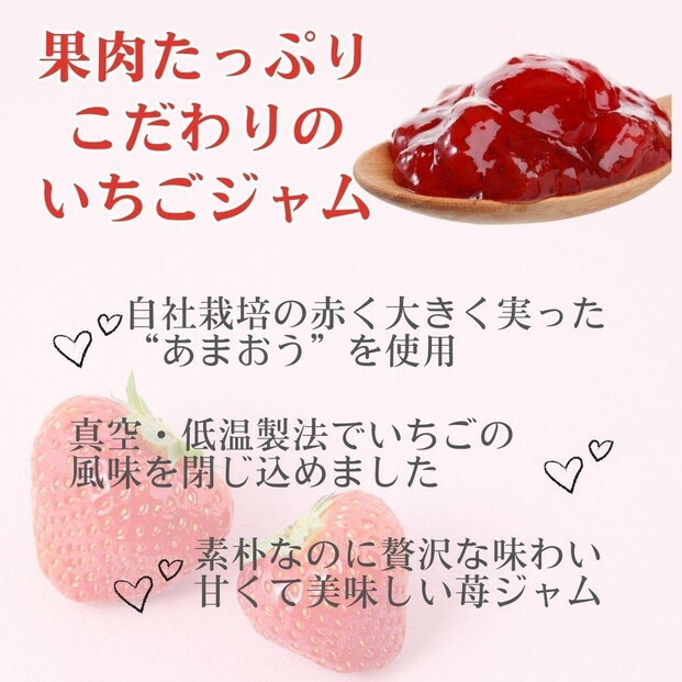 いちごジャム あまおうとグラニュー糖のジャム 200g×3袋 手作り 国産 チューブ パウチ入り