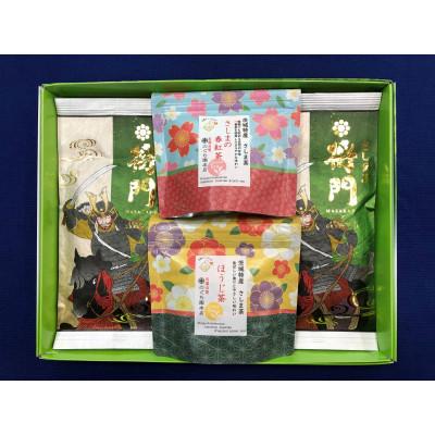 ふるさと納税 坂東市 のぐち園本店(登録商標)さしま茶将門セット〈将門(茶葉)・さしまの春紅茶(TB)・ほうじ茶(TB)〉