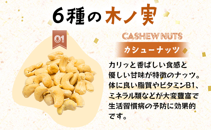 O-A3 「無添加」にこだわったいりこと6種の木ノ実セット（計600g・100g×6P）【株式会社　とみやま】