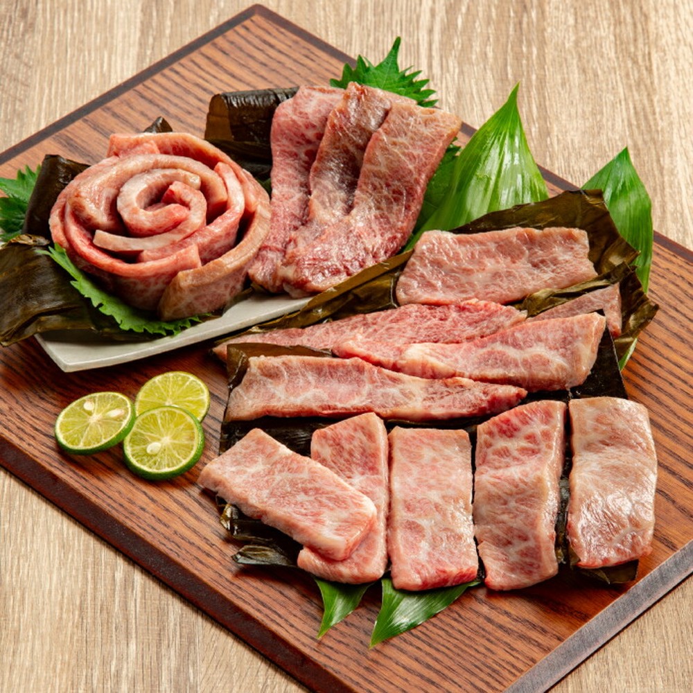 50-77 【お中元】紋別名物 流氷昆布締め和牛三角バラカルビ 1kg