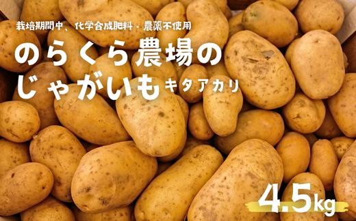 のらくら農場のじゃがいも（キタアカリ）4.5kg［NK-118-01］