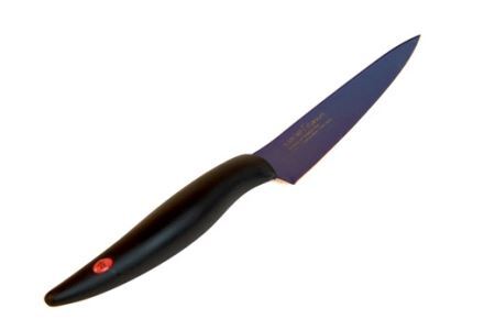 【高島屋選定品】＜SUMIKAMA (スミカマ)＞　霞　ペティナイフ（チタンコーティング）ミッドナイトブルー 59E1522