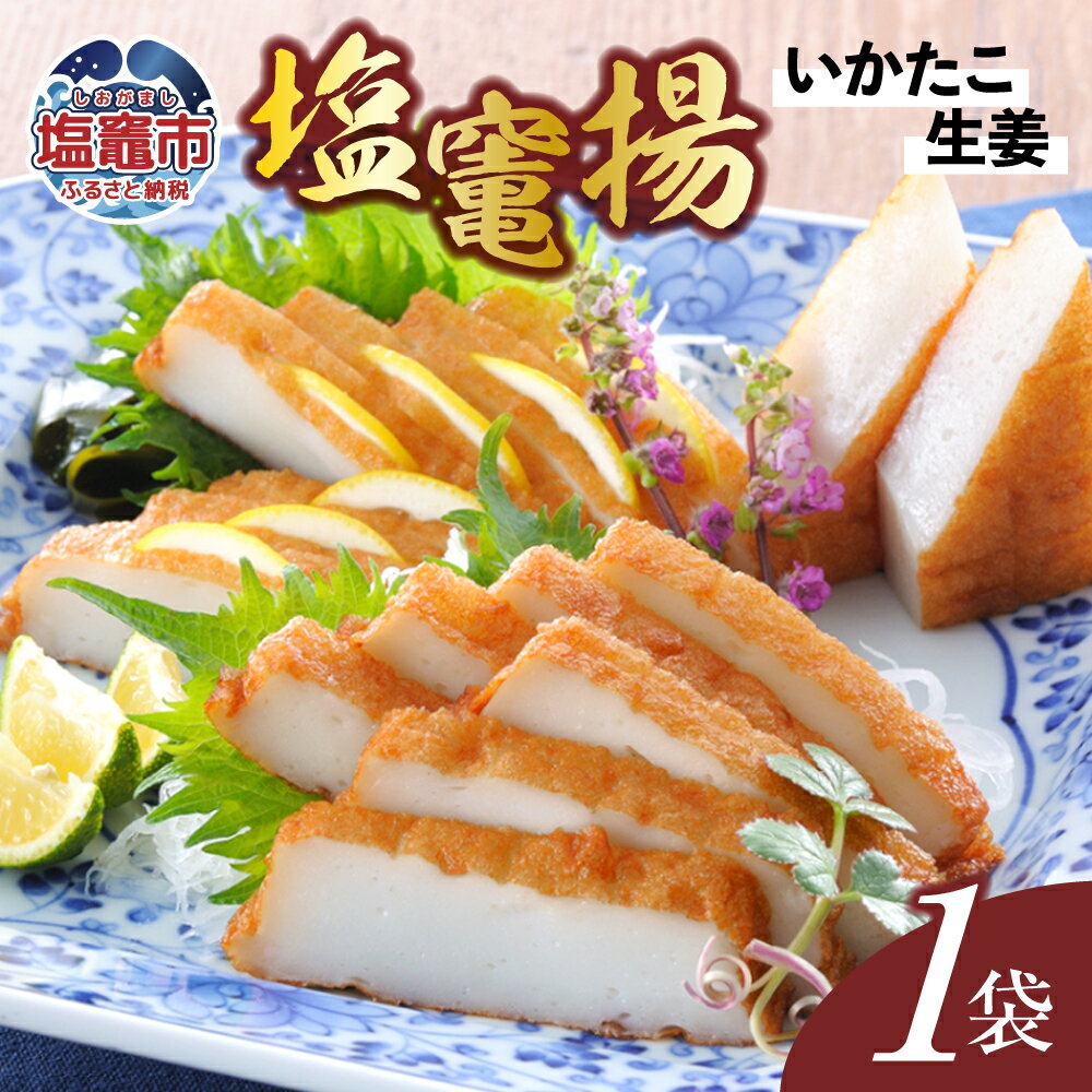 【ふるさと納税】 塩竃揚 いかたこ生姜 1袋 ｜ さつま揚げ さつまあげ 薩摩揚げ 揚げかまぼこ 揚げ蒲鉾 揚げかま カネコ橋沼商店 すり身 蒲鉾 かまぼこ 高たんぱく 低脂肪 ヘルシーフード 宮城県 塩竈市 塩釜市