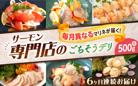 【全6回定期便】毎月異なる種類が届く♪マリネ500g [AQAJ095] マリネ