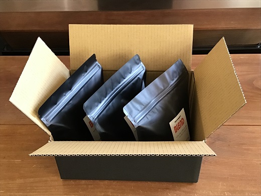 (1041)コーヒー オリジナル 粉 詰め合わせ こだわり自家焙煎(ブレンド粉600g) エコ包装