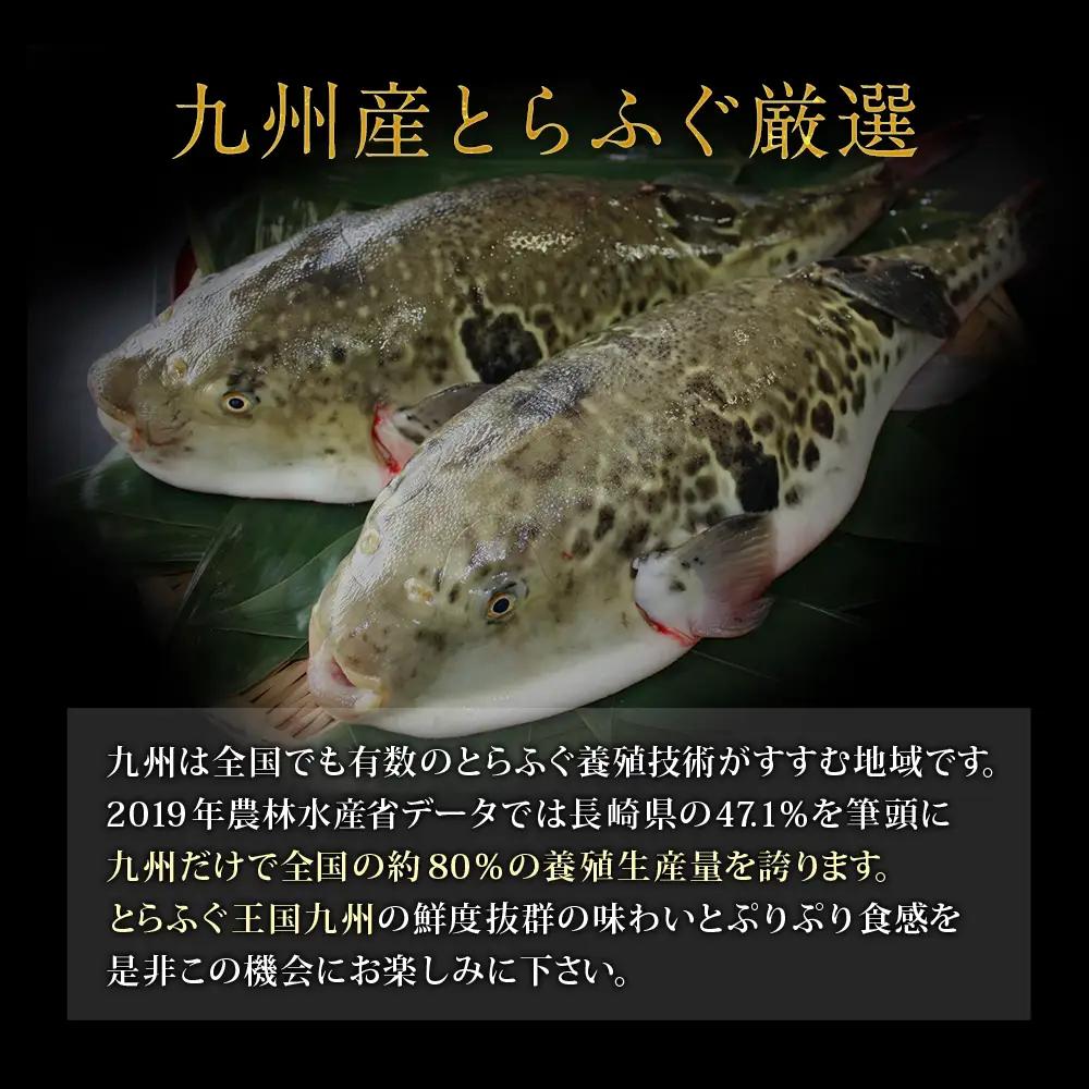 Z61-64 本場とらふぐ刺し・ふぐ鍋セット（8～10人前）ふぐ皮刺し ポン酢・薬味付