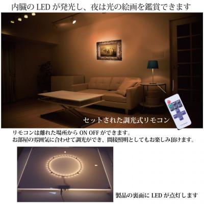 ふるさと納税 あわら市 越前和紙を使った額縁「和紙ック」と絵画作品　ミレー「落穂拾い」LED照明付き 特注和紙 |  | 02