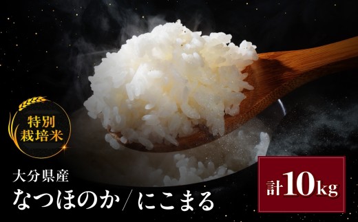 令和7年産 特別栽培米 なつほのか にこまる 10kg×1袋 | 大分県中津市三光産 栽培期間中 農薬不使用 精米 玄米 選べる 国産 お米 米 ご飯 白米 農家直送 宗像農園 大分県産 九州産 大分県 中津市