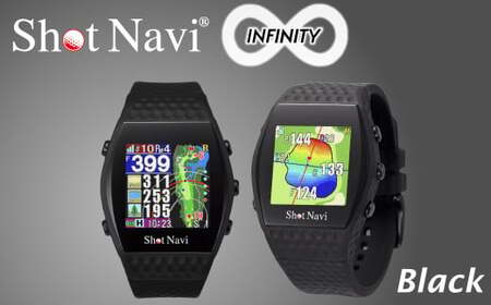 【アウトレット品】Shot Navi INFINITY・Shot Navi Laser Sniper nano GR（ショットナビ インフィニティ・レーザースナイパー ナノ GR）セット＜カラー：ブラ