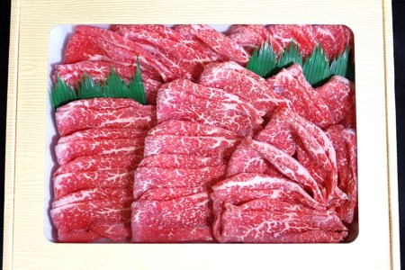 AE189長崎和牛「霜降りもも肉」スライス 400g