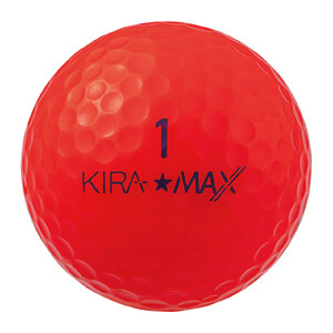 ゴルフボール  KIRA MAX 12球入 2ダース 【カラー：レッド】 ゴルフ キャスコ kasco