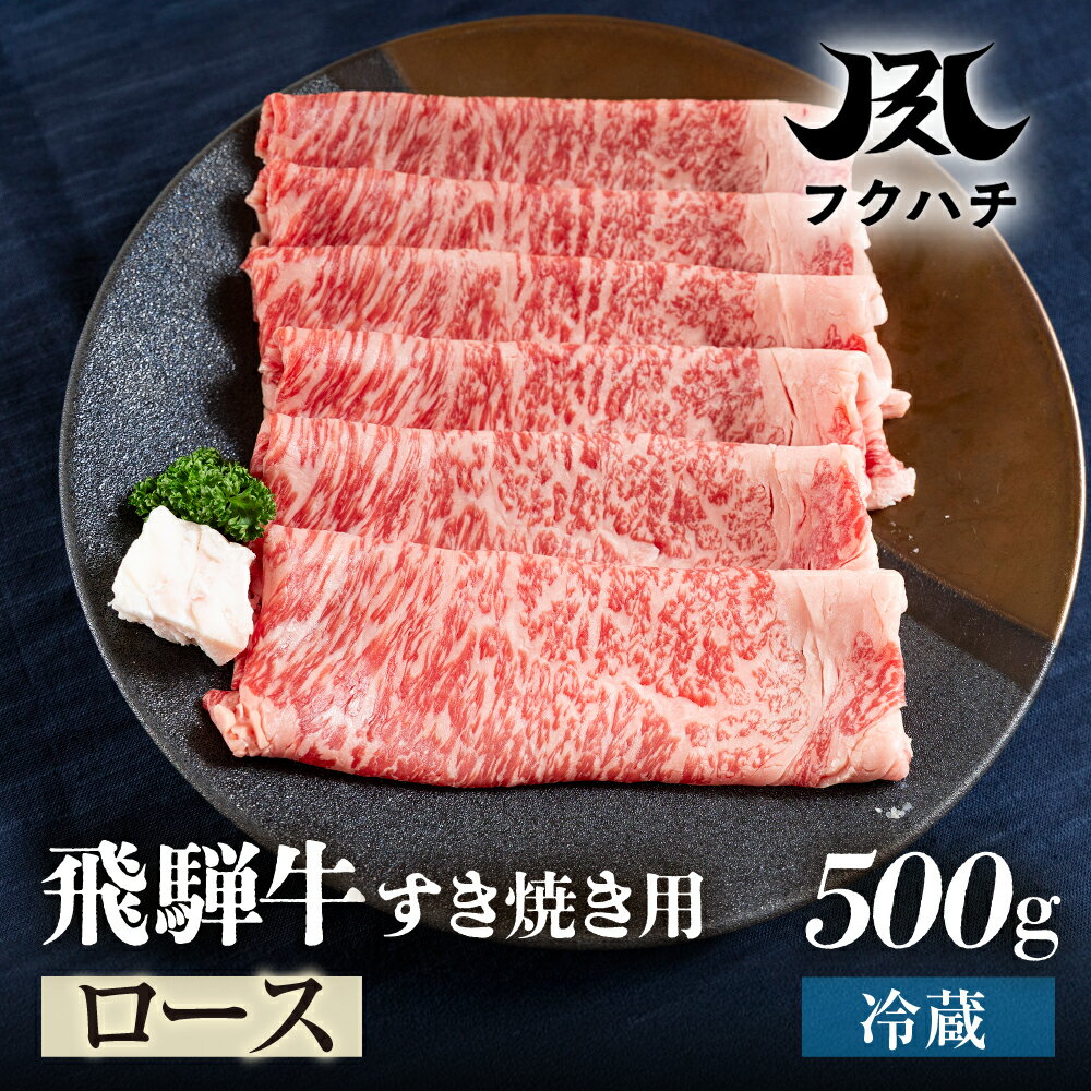 【ふるさと納税】 飛騨牛 すき焼き用 ロース 500g / 食品 精肉 肉加工品 牛肉 しゃぶしゃぶ すき焼き 炒め物 冷蔵 薄切り スライス ブランド パック 人気 おすすめ ふるさと 岐阜 岐阜県産 黒毛和牛 国産牛肉 国産 やわらか ジューシー 霜降り28000円 g0498