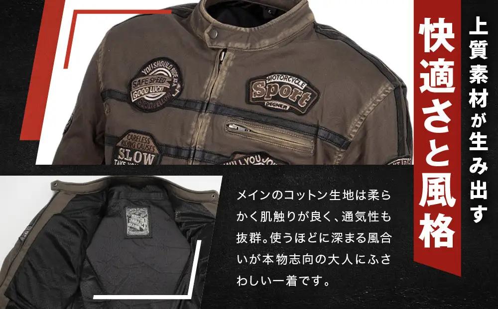 【デグナー】コットンジャケット[23SJ-6]〈カーキ・Mサイズ〉｜京都 バイクギア 人気ブランド バイク