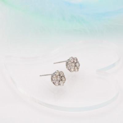 ふるさと納税 昭和町 PT900 1.00ct ダイヤモンド ピアス FP-000330 |  | 02