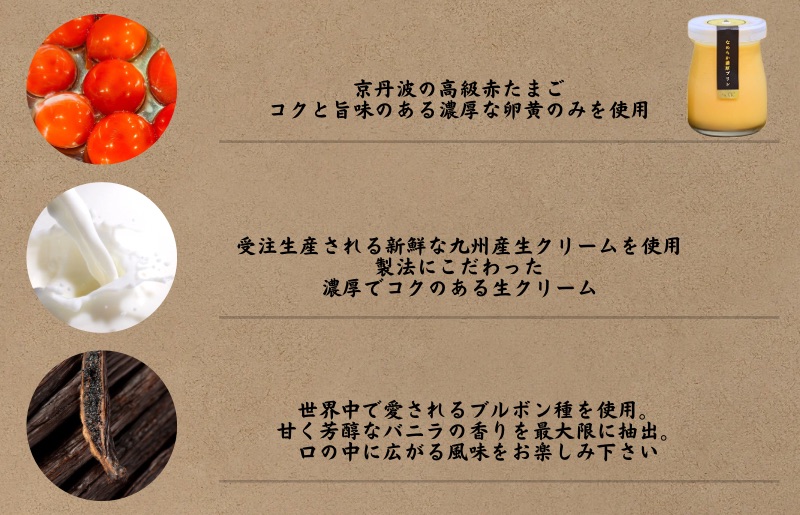 泉州たまねぎプリン 3個＆なめらか濃厚プリン 3個 099H3661