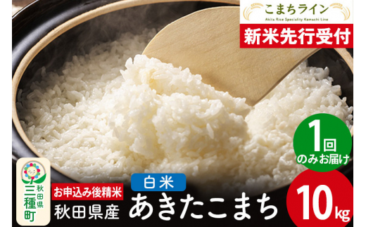 《新米先行受付》【白米】あきたこまち 10kg 秋田県産 令和6年産  こまちライン