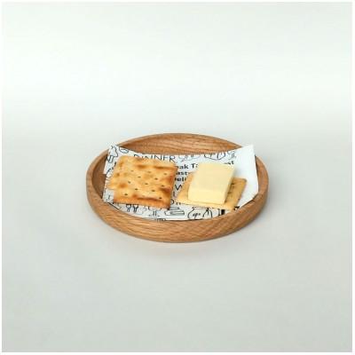 ふるさと納税 加茂市 ウッドプレート　円　小　1枚 |  | 03