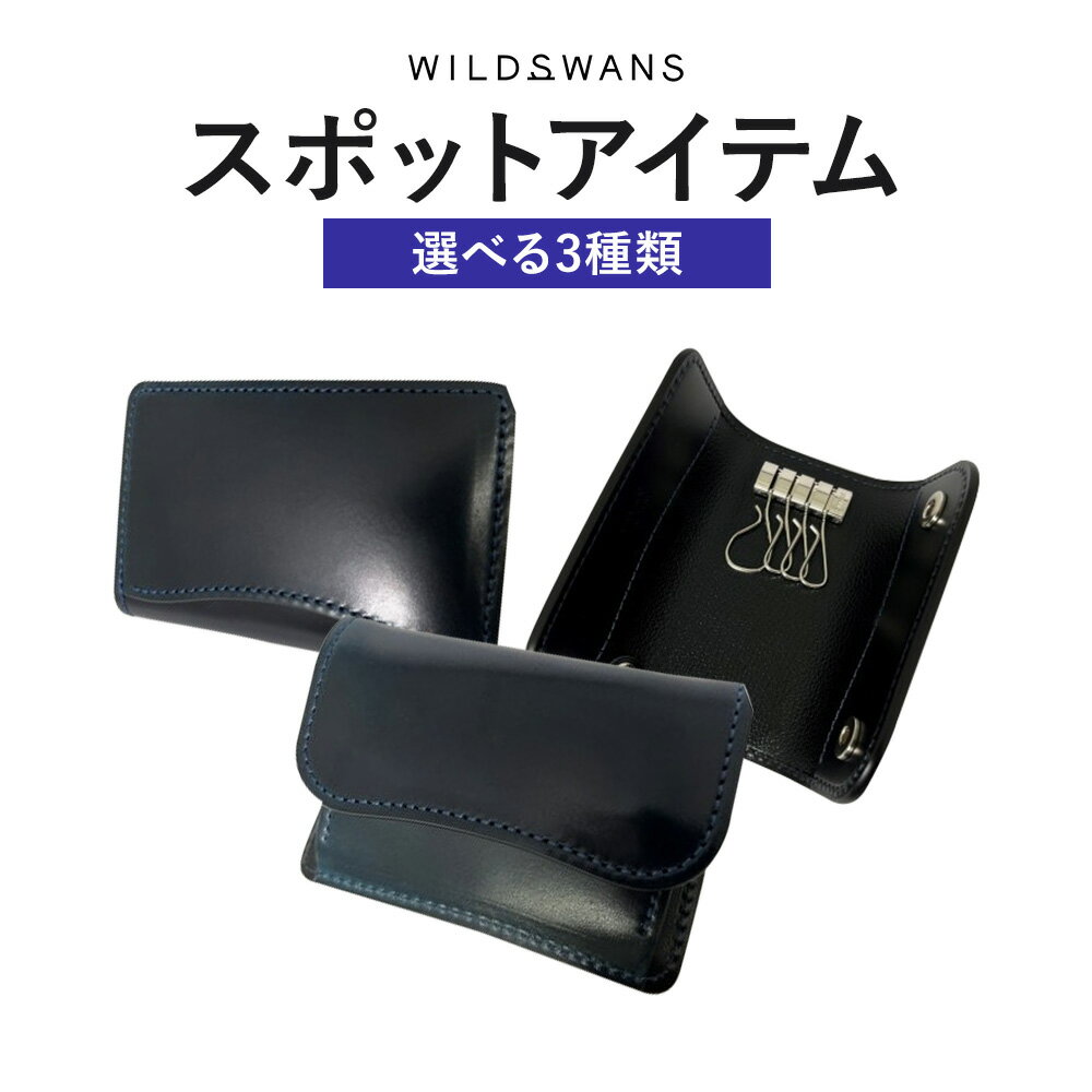 【ふるさと納税】名刺入れ コインケース キーケース 選べる WILDSWANS スポットアイテム 皮 有限会社ケイズファクトリー《120日以内に出荷予定(土日祝除く)》茨城県 河内町 皮製品 雑貨 シェルコードバン ロイドヴァッシュ