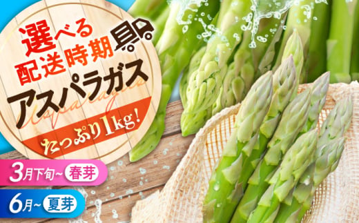 三次の恵みをおふくわけ 朝採れ 夏芽アスパラガス（約1kg）とれたて アスパラ 旬 野菜 三次市/福分アスパラ [APAU002]