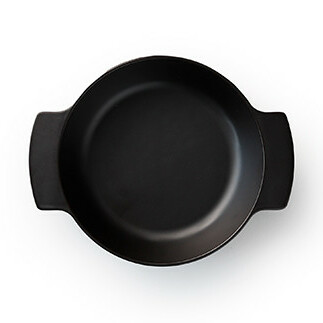 有田焼 ARITAJIKI potdish(M) black  グラタン皿【ヤマト陶磁器】耐熱皿 グラタン 直火 オーブン 調理 黒 ポットディッシュ 中サイズ  グラタン皿 ブラック グラタン皿 A