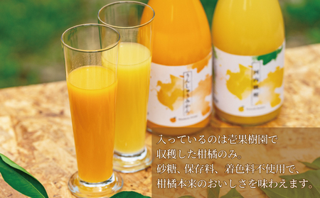 ストレートジュース 愛媛 の 柑橘ジュース 720ml × 2本 セット 壱果樹園 河内晩柑 温州みかん みかんジュース みかん 蜜柑 mikan フルーツ ジュース 果汁 100% 飲料 ギフト 贈