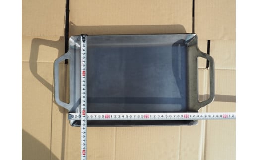 本格！極厚鉄板！厚み6mm 小サイズ（290mmｘ190mm） ／ 上柿鉄工建設 バーベキュー キャンプ 奈良県 田原本町