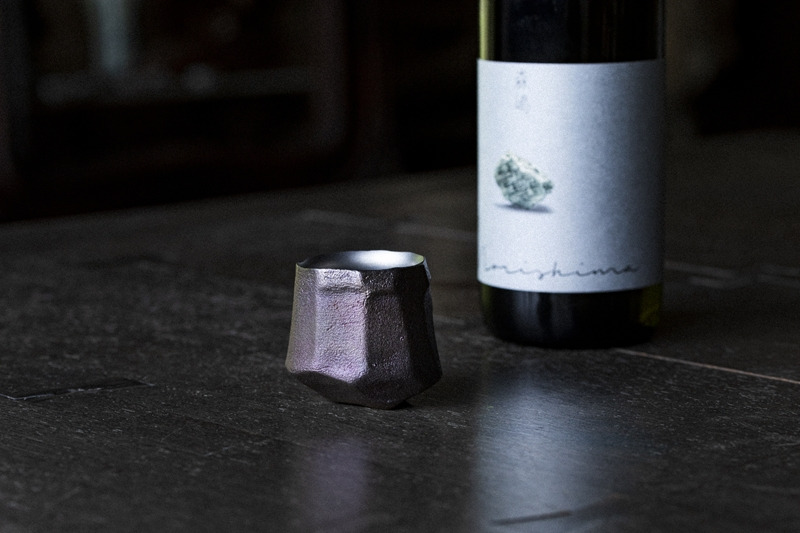 169-48-002　“ hikiZAN ”Premium Titanium Sake Vessel 2nd model【 日本酒 酒器 茨城県 日立市 】