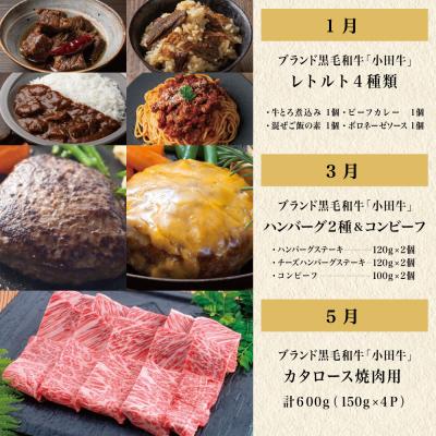 ふるさと納税 南さつま市 【全6回】プレミアムブランド「小田牛」定期便[〜縁〜] |  | 01