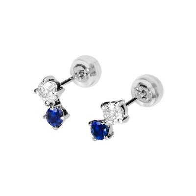 ふるさと納税 京都市 【高島屋選定品】<京セラ>クレサンベール<ブルーサファイア/ダイヤモンド >PT900 |  | 02