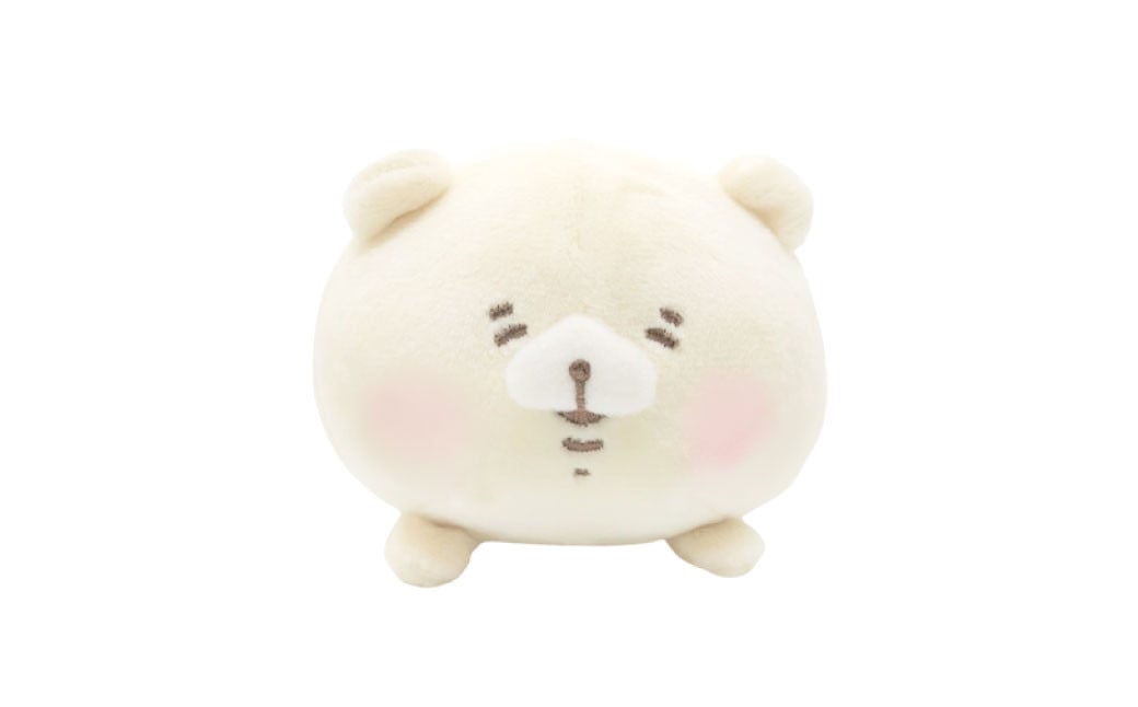 166-1297 ともだちはくま ごろごろぬいぐるみ（えがお） 1点 ＋アクリルキーホルダー 1点 セット キャラクター さいきたむむ 限定 グッズ ぬいぐるみ 動物 クマ 熊 豊後大野市