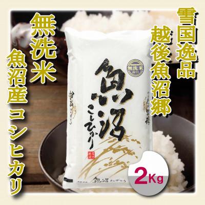 ふるさと納税 魚沼市 雪国逸品 《無洗米》2kg　越後魚沼郷 魚沼産コシヒカリ