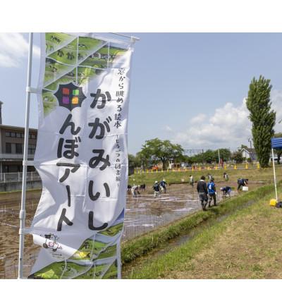 ふるさと納税 鏡石町 令和8年産かがみいし田んぼアートの福島県オリジナル品種「天のつぶ」玄米　10kg(5kg×2袋) |  | 03
