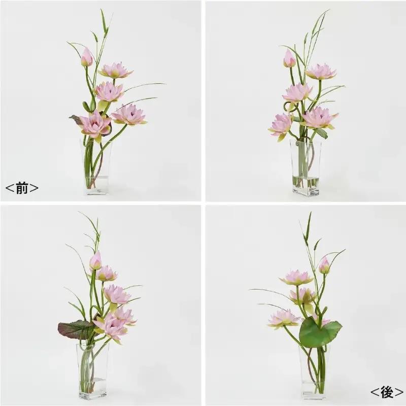 エミリオ・ロバ アートフラワー ロータス 蓮 ハス ピンク5L 造花 インテリア ギフト