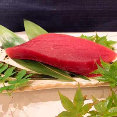 ふるさと納税 静岡市 天然メバチ鮪　赤身柵　約200g×4〜5枚