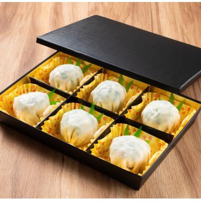 ふるさと納税 牛久市 百香亭ニラ饅頭6個入り