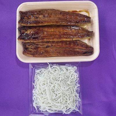 ふるさと納税 土浦市 国産うなぎ蒲焼3尾+白魚干し200g |  | 03