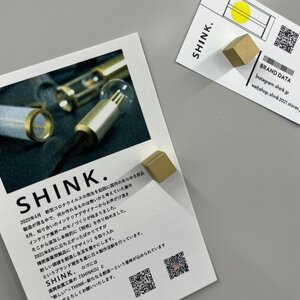 真鍮マグネットキューブ 【CUBE】 4個【配送不可地域：沖縄県】【1660526】