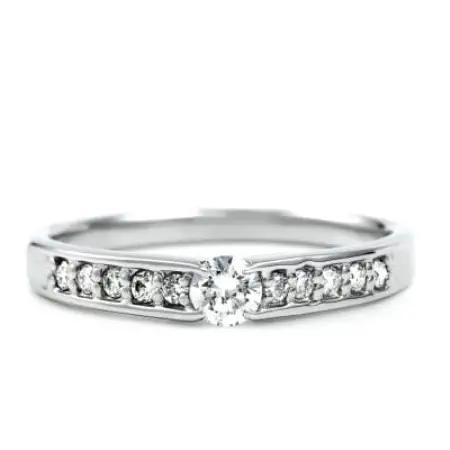 プラチナ ダイヤモンドリング 0.26CT  R3799DI-P2 #6【配送不可地域：離島・沖縄県】【1748739】