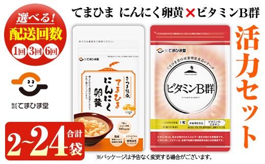 
            No.899/1297/1298 ＜選べる＞活力セット(てまひま にんにく卵黄・ビタミンB群/各1袋・各3袋・各2袋×3回・各2袋×6回)鹿児島 日置市 ニンニク 健康食品 加工食品 栄養 元気 有精卵 カプセル 手軽に 安全安心 選べる 定期便 頒布会【てまひま堂】
          