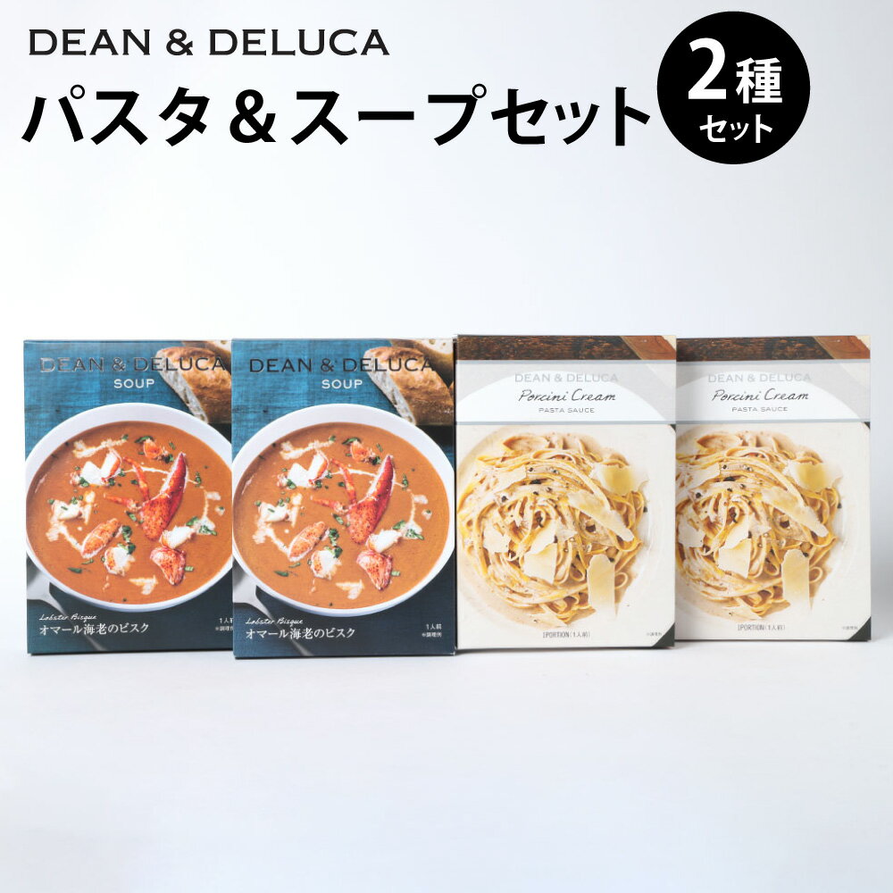 【ふるさと納税】パスタ＆スープSET2（スープ150g×2箱＋パスタソース130g×2箱 ／ 計560g） ／ パスタソース スパゲッティ スープ ビスク クリームソース レトルト 食品 おかず ギフト 贈答 グルメ 時短 手軽 詰め合わせ 食べ比べ 大分県 豊後大野市 常温 送料無料
