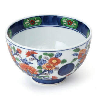 源右衛門窯 古伊万里風花籠手 飯碗 器 食器 お茶碗 ごはん 茶碗 小鉢 古伊万里風 有田焼 A70-153_イメージ4