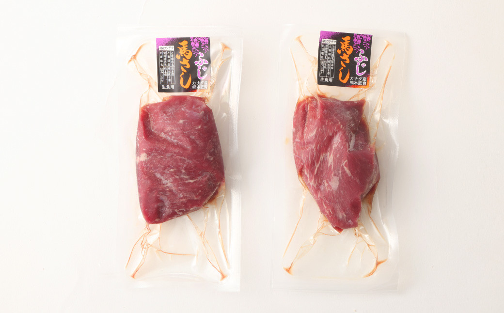 【6ヶ月定期便】 赤身 馬刺し 200g （100g×2） 計1.2kg
